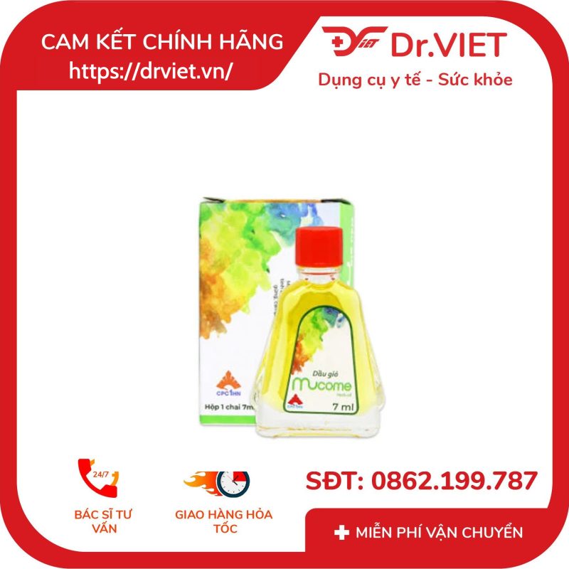 Dầu gió Mucome Herb Oil CPC1HN 7ml 12 Dầu gió Mucome Herb Oil CPC1HN 7ml