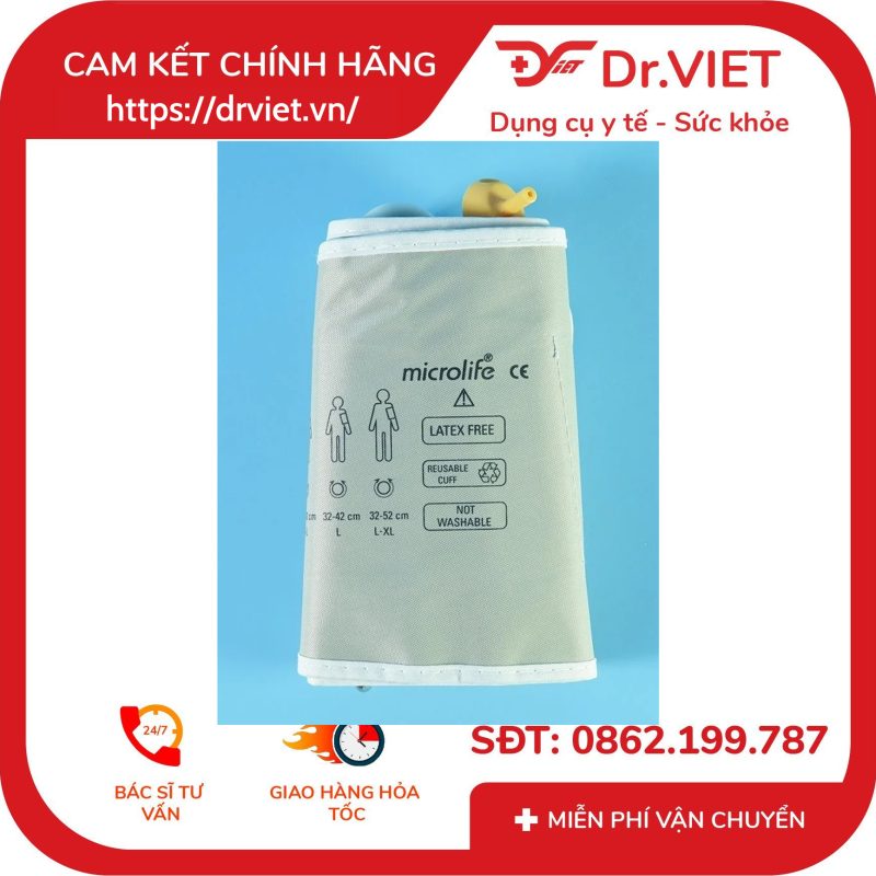 Phụ kiện vòng bít cho máy đo huyết áp Microlife 3G cuff Microlife 3G 9 Phụ kiện vòng bít cho máy đo huyết áp Microlife 3G cuff Microlife 3G