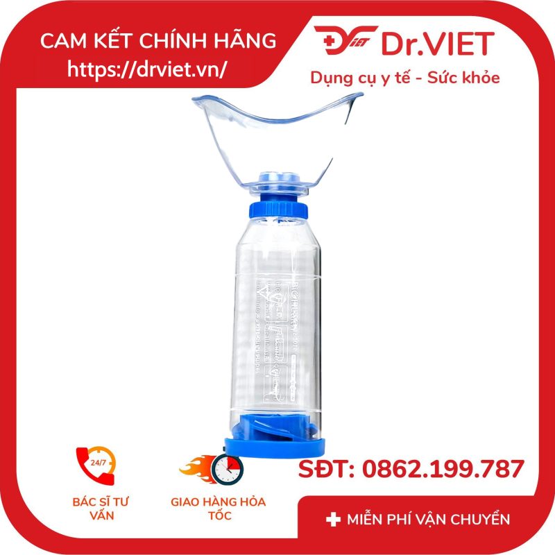 Buồng đệm khí dung Inhalation Chamber BH01 220ml Biohealth van 1 chiều 11 Buồng đệm khí dung Inhalation Chamber BH01 220ml Biohealth van 1 chiều