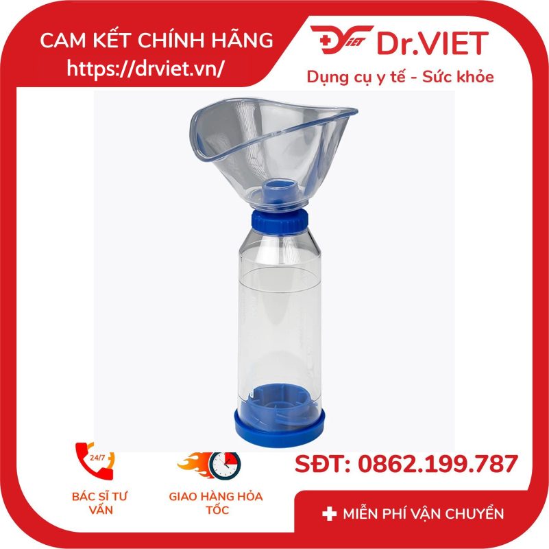 Buồng đệm khí dung Inhalation Chamber BH01 220ml Biohealth van 1 chiều 16 Buồng đệm khí dung Inhalation Chamber BH01 220ml Biohealth van 1 chiều