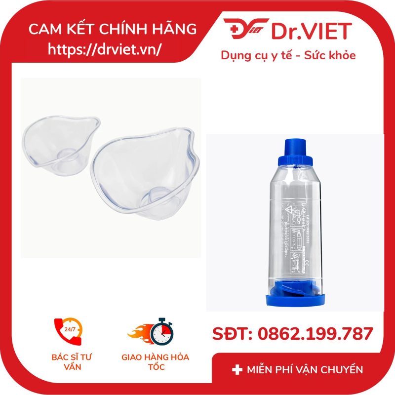Alternative view of Buồng đệm khí dung Inhalation Chamber BH01 220ml Biohealth van 1 chiều