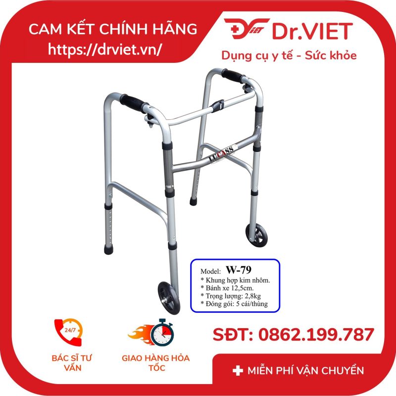 Khung tập đi bánh lớn Lucass W-79 9 Khung tập đi bánh lớn Lucass W-79
