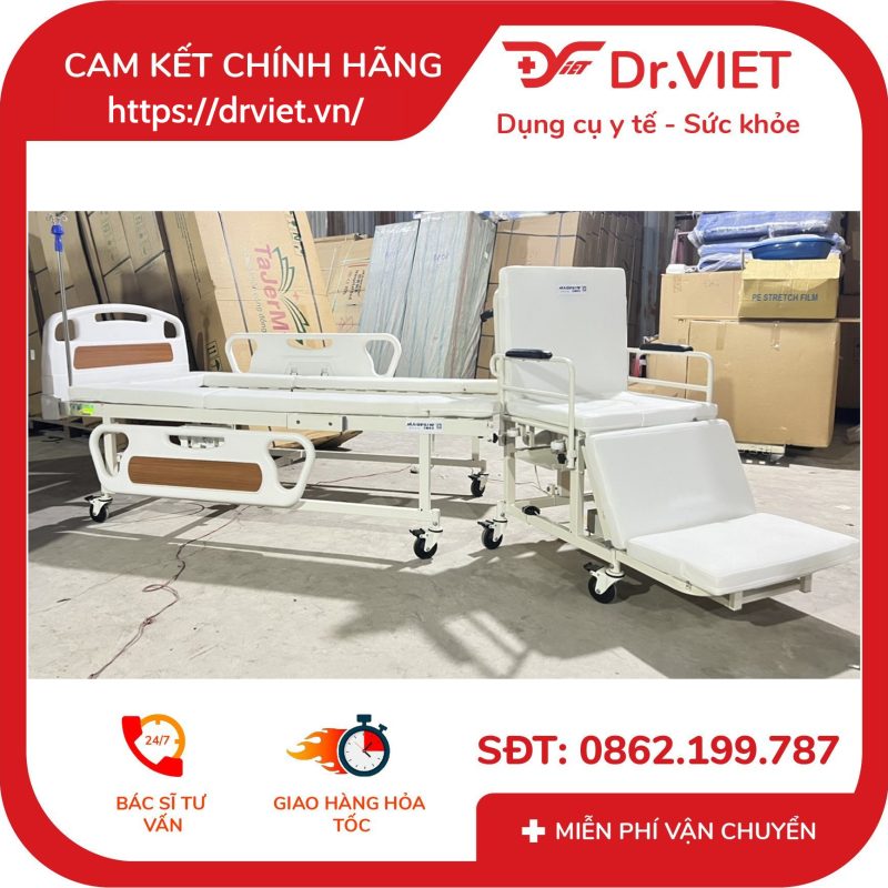 Giường bệnh tách thành xe lăn điện Maidesite 39 13 Giường bệnh tách thành xe lăn điện Maidesite 39