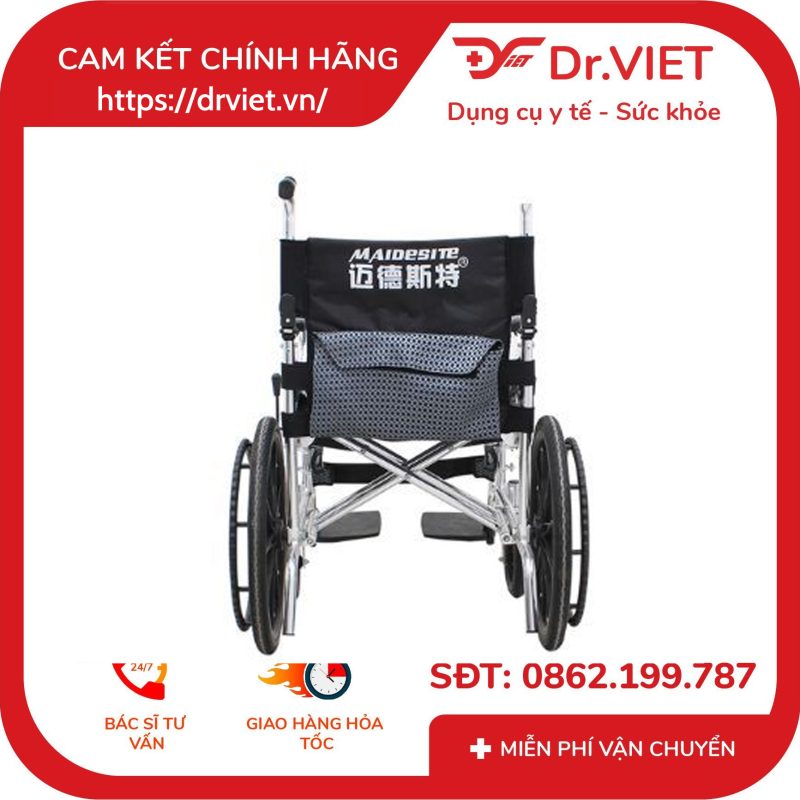 Alternative view of Xe Lăn Tay Chất Liệu Nhôm Bánh Mâm TAJERMY SLY-111