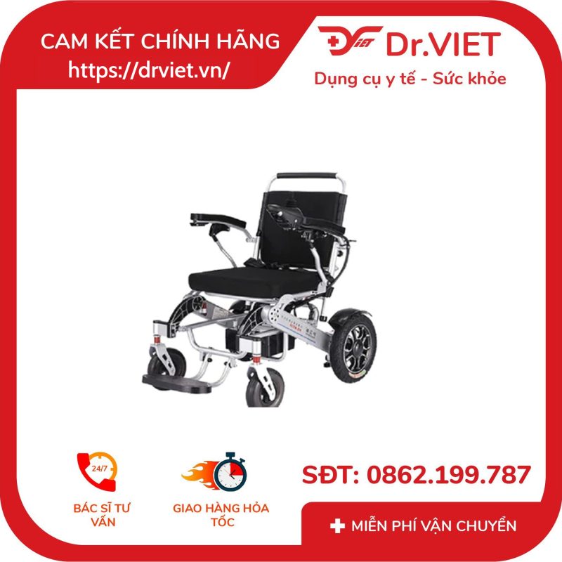 Xe Lăn Điện Cao Cấp Gấp Gọn TJM-XD02T 10 Xe Lăn Điện Cao Cấp Gấp Gọn TJM-XD02T