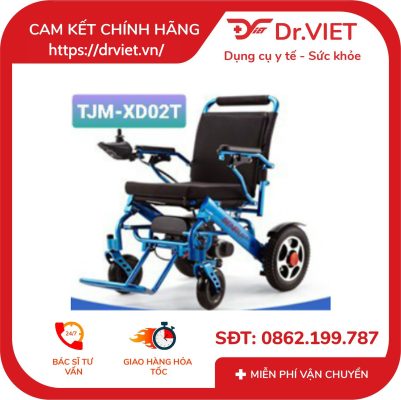 Xe Lăn Điện Cao Cấp Gấp Gọn TJM-XD02T