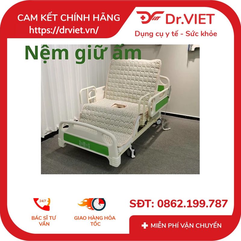 Tấm lót nệm giữ ấm cho giường bệnh TJM- TL02