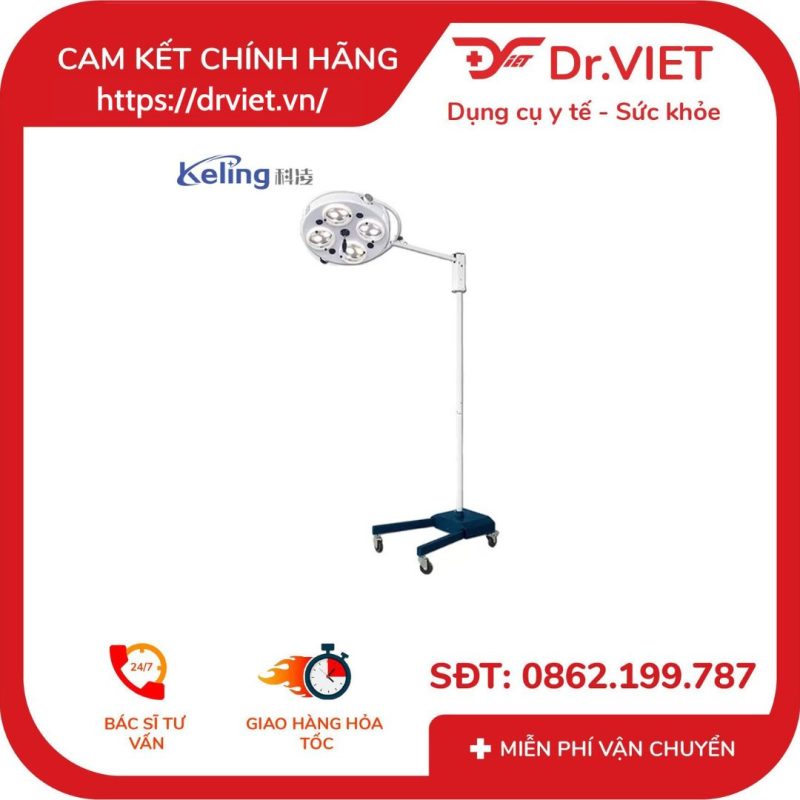 Đèn tiểu phẩu 4 bóng di động LED KL04.L.I