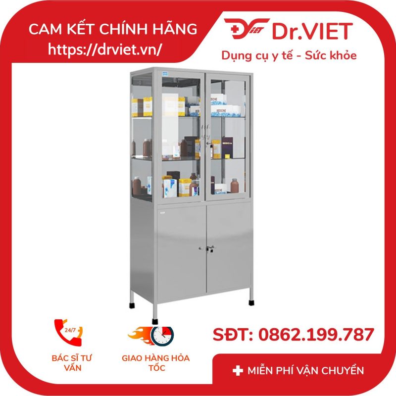 Tủ Y Tế Inox TYT-01 7 Tủ Y Tế Inox TYT-01