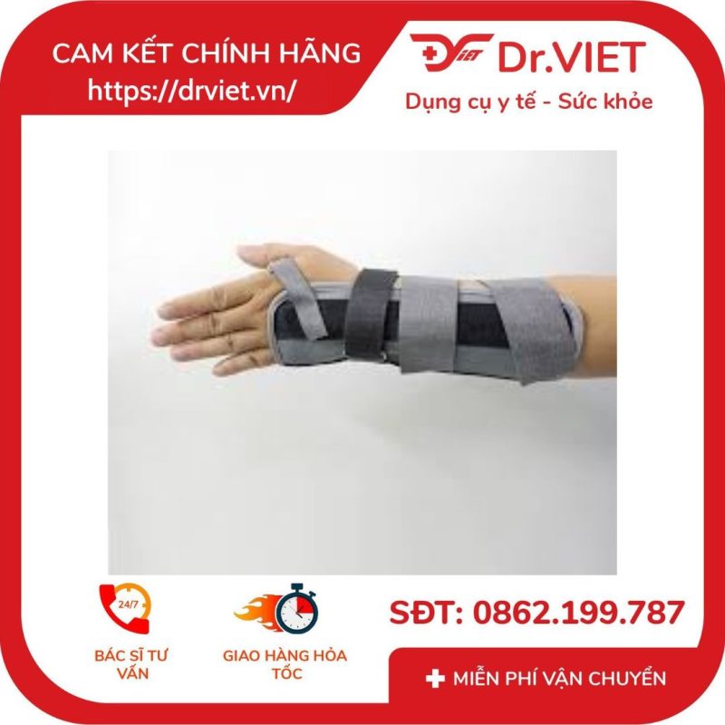 Nẹp cẳng tay dài trái phải GiaHu-007 là dụng cụ giúp cố định chấn thương gãy xương, bong gân cẳng tay, cổ tay và bàn tay, phù hợp cả tay trái và phải, hỗ trợ sơ cứu chăm sóc chấn thương.