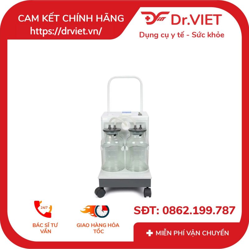 Máy hút dịch 2 bình Yuwell 7A-23D 13 Máy hút dịch 2 bình Yuwell 7A-23D