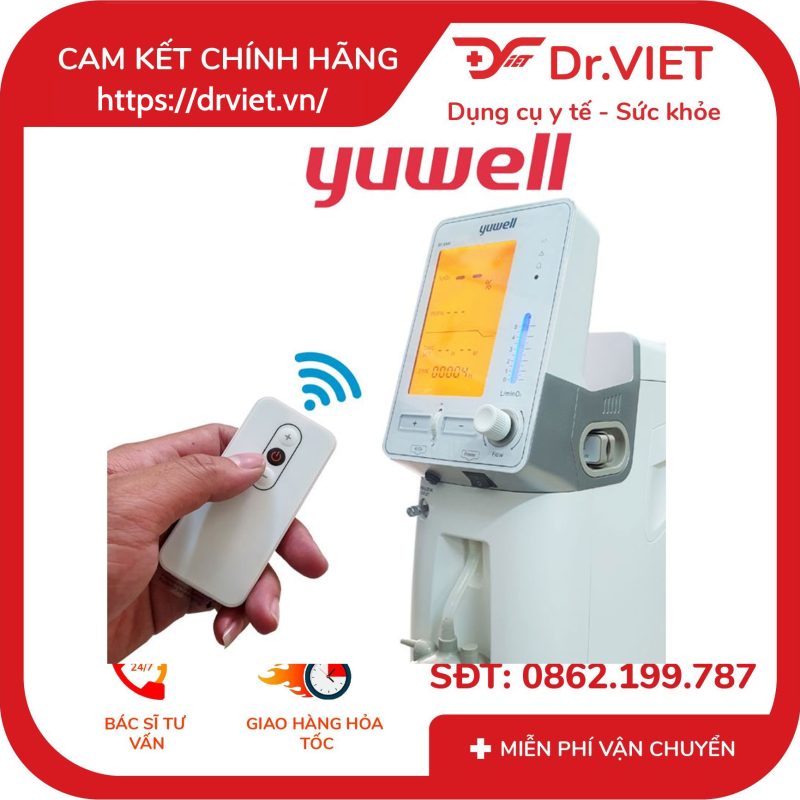 Máy Tạo Oxy Yuwell 9F-5AW 10 Máy Tạo Oxy Yuwell 9F-5AW