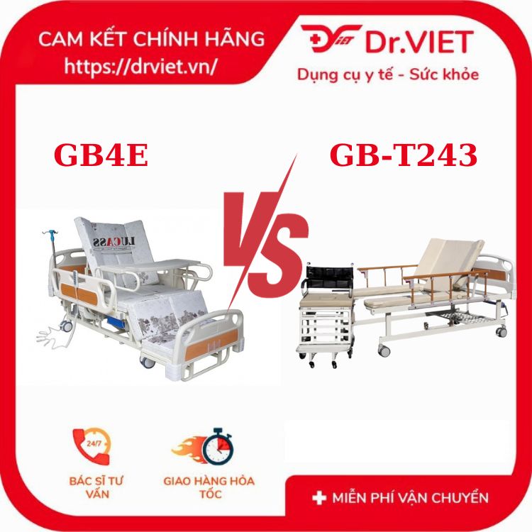 so sánh 2 giường Y tế điện