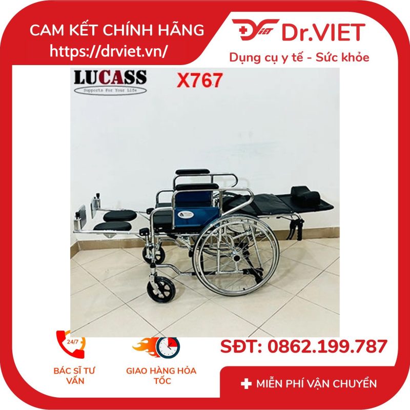 Alternative view of Xe Lăn Đa Năng Chống Lật Lucass X-767