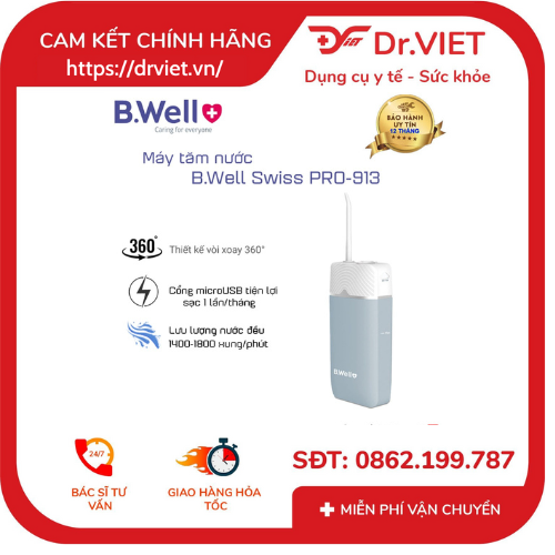 Máy tăm nước B.Well Swiss PRO-913