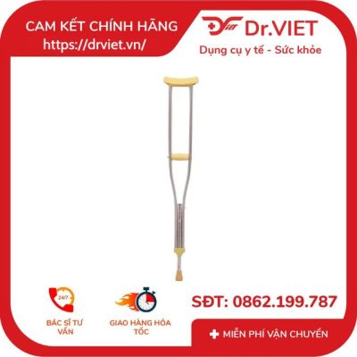 Nạng nách nhôm tròn Lucass C-925( 1 cặp) bảo hành chính hãng 12 tháng 10 Nạng nách nhôm tròn Lucass C-925( 1 cặp) bảo hành chính hãng 12 tháng