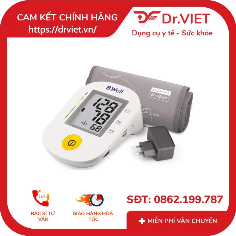Bộ chuyển đổi nguồn máy đo huyết áp B.WELL AD-155 dùng cho máy máy PRO