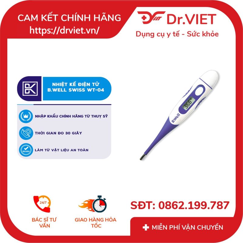 Nhiệt kế điện tử B.Well Swiss WT-04 standard 11 Nhiệt kế điện tử B.Well Swiss WT-04 standard