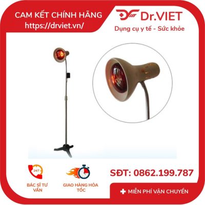 ĐÈN GÙ cao 1.7m (Dùng khám bệnh thông thường, dùng chiếu hồng ngoại) 10 đèn gù cao1.7m