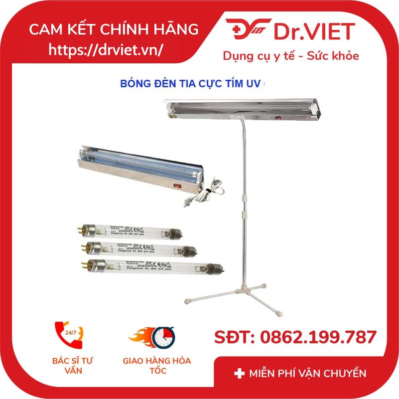 Bóng đèn cực tím 4.5 tấc UV TNE tiệt trùng, diệt khuẩn 12 Bóng đèn cực tím 4.5 tấc UV TNE tiệt trùng, diệt khuẩn