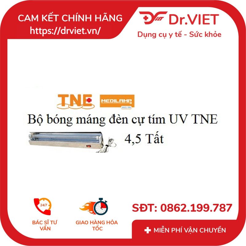 Bóng đèn cực tím 4.5 tấc UV TNE tiệt trùng, diệt khuẩn