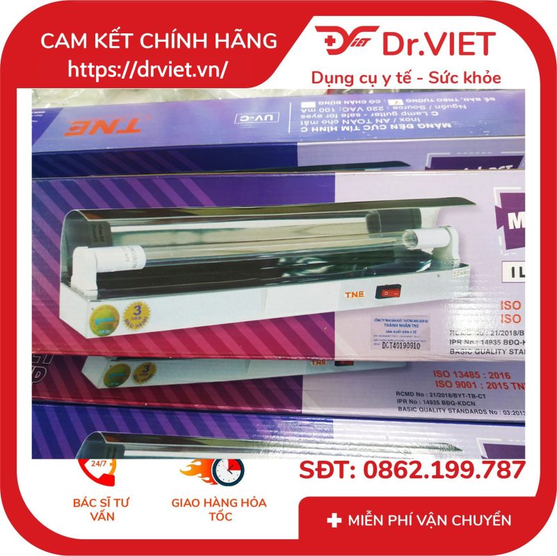 Đèn cực tím tiệt trùng phòng UV TNE 9 tấc 14 Đèn cực tím tiệt trùng phòng UV TNE 9 tấc
