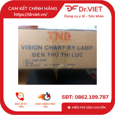 Đèn thị lực chữ ZU giúp kiểm tra thị lực tại nhà