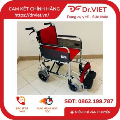 Xe lăn 4 bánh nhỏ Miki TV-1 - Xe lăn tay cao cấp cho người già