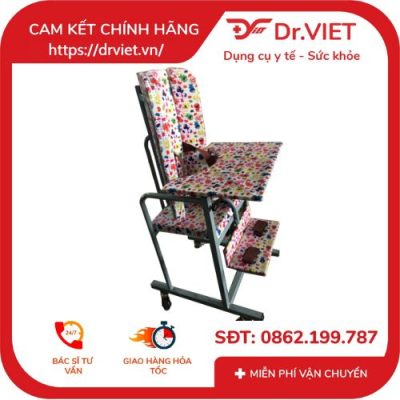 Ghế tam giác cho trẻ bại não, trẻ khuyết tật nặng - Đức Cường 4 Ghế tam giác cho trẻ bại não, trẻ khuyết tật nặng