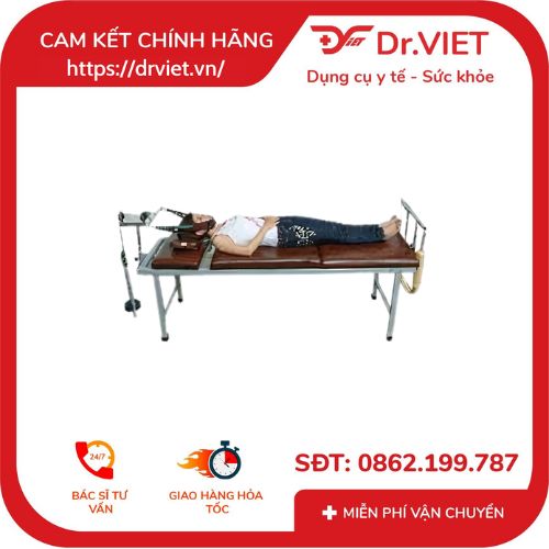 Giường kéo cột sống 3 khúc Đức Cường