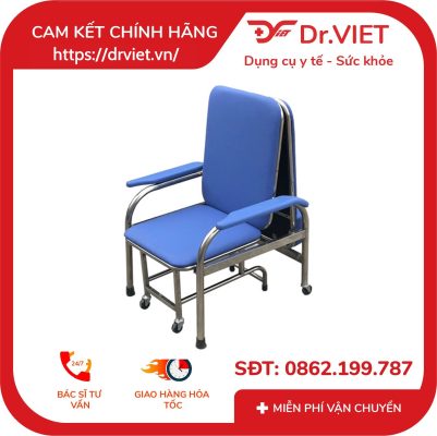 Ghế giường bệnh viện đa năng xếp gọn