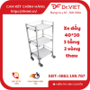 Xe đẩy 30x40 3 Tầng 2 vòng thau DCG25 2 Xe đẩy 30x40 3 Tầng 2 vòng thau DCG25