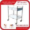 Xe đẩy inox 2 tầng 35x50cm DCG29 (có hộc) 2 Xe đẩy inox 2 tầng 35x50cm DCG29 (có hộc)