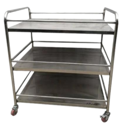 Xe Đẩy Inox 50x80 3 Tầng có tay đẩy DCG37 12 Xe Đẩy Inox 50x80 3 Tầng có tay đẩy DCG37