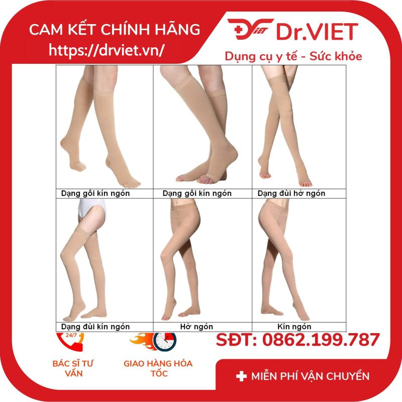 Vớ gối y khoa JIANIMED semi