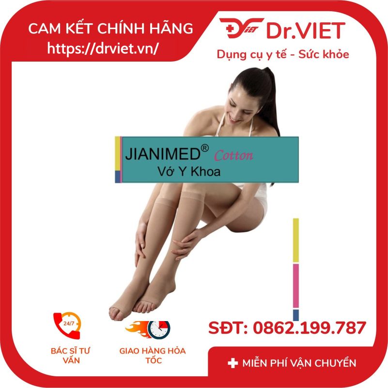 Vớ gối y khoa JIANIMED semi 13 Vớ gối y khoa JIANIMED semi