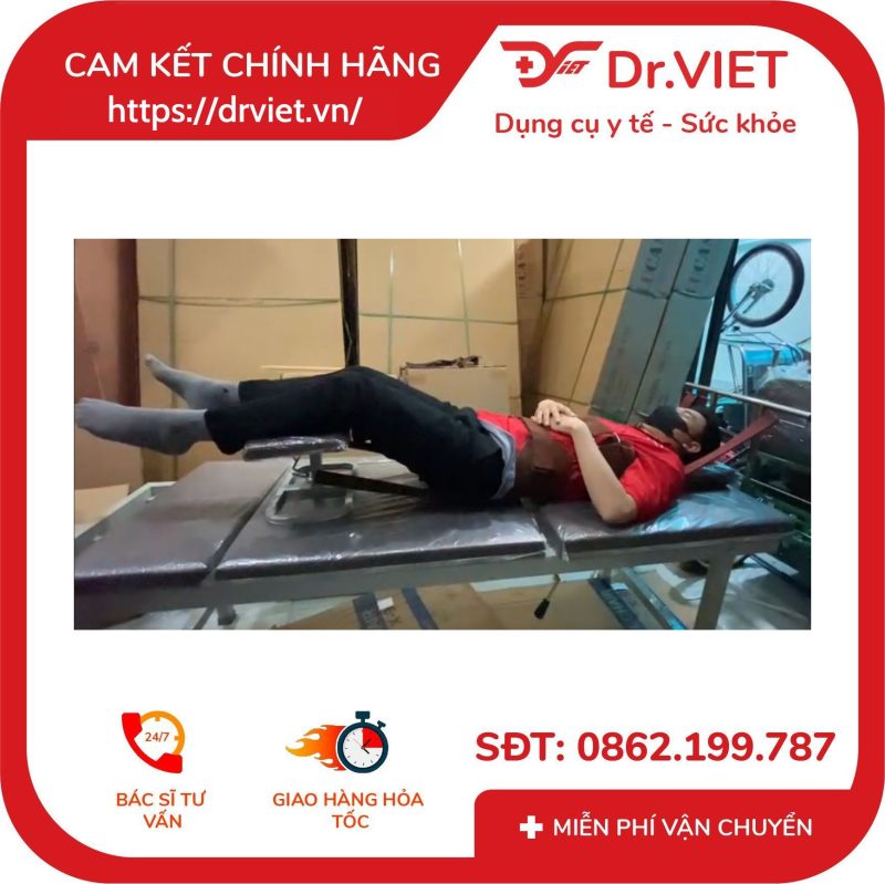 GHẾ KÉO CỘT SỐNG LƯNG VÀ CỘT SỐNG CỔ 3 KHÚC DVC15