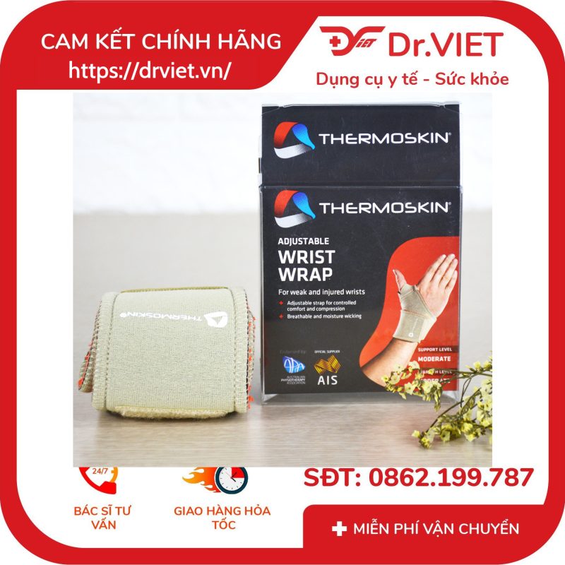 Alternative view of Băng nẹp bảo vệ và hỗ trợ khớp cổ tay Thermoskin Adjustable Wrist Wrap