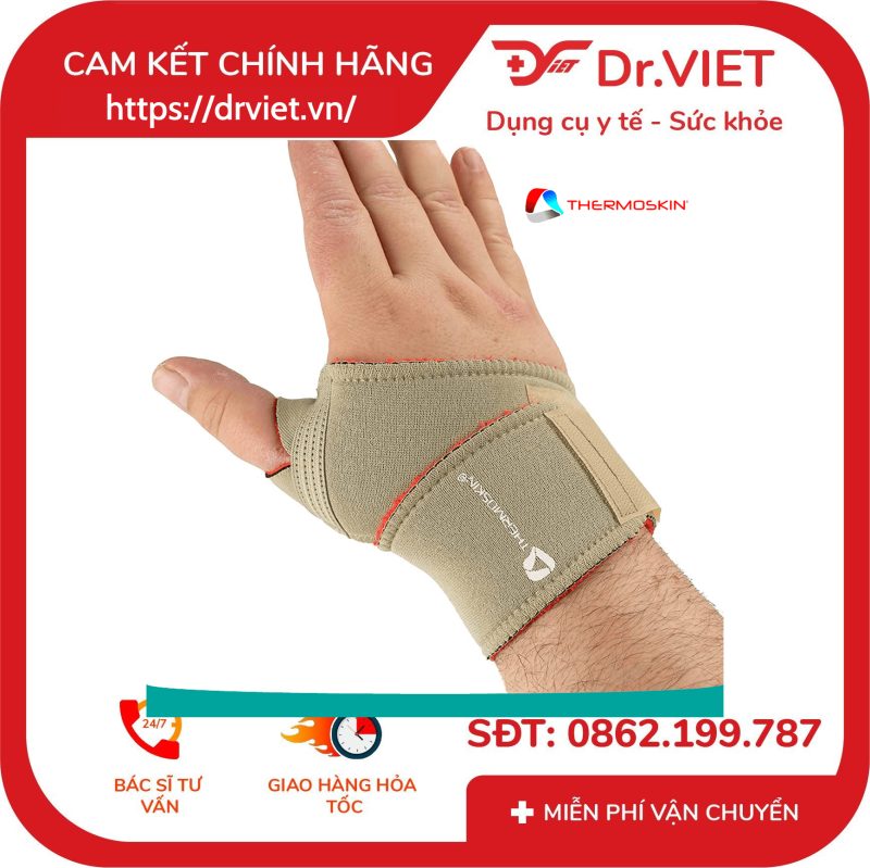 Băng nẹp bảo vệ và hỗ trợ khớp cổ tay Thermoskin Adjustable Wrist Wrap