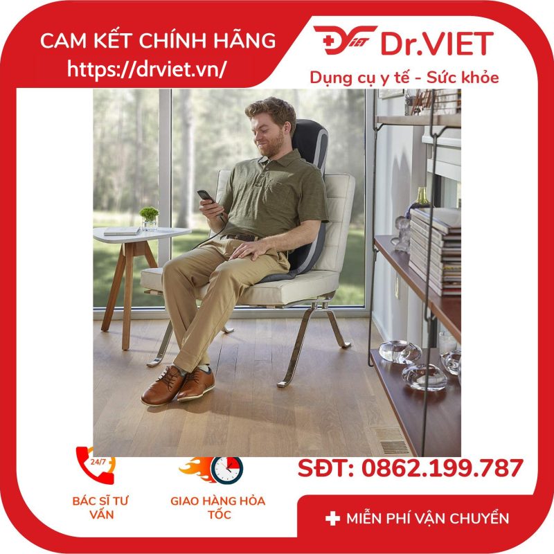 Đệm ghế massage Shiatsu 3D TruTouch HoMedics MCS-847HJ 13 Đệm ghế massage Shiatsu 3D TruTouch HoMedics MCS-847HJ