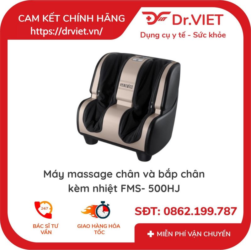 Máy massage chân và bắp chân kèm nhiệt FMS- 500HJ