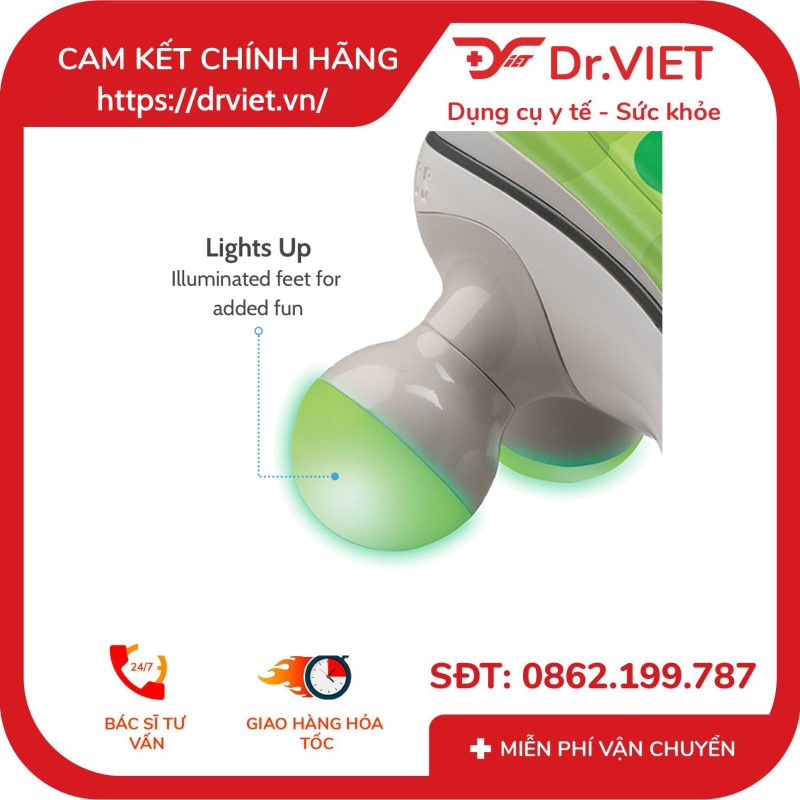 Máy Massage cầm tay Mini Turtle 3 đầu Homedics NOV-60