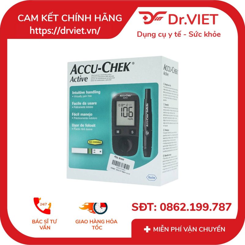 Máy Đo Đường Huyết Accu-Chek Active 17 Máy Đo Đường Huyết Accu-Chek Active