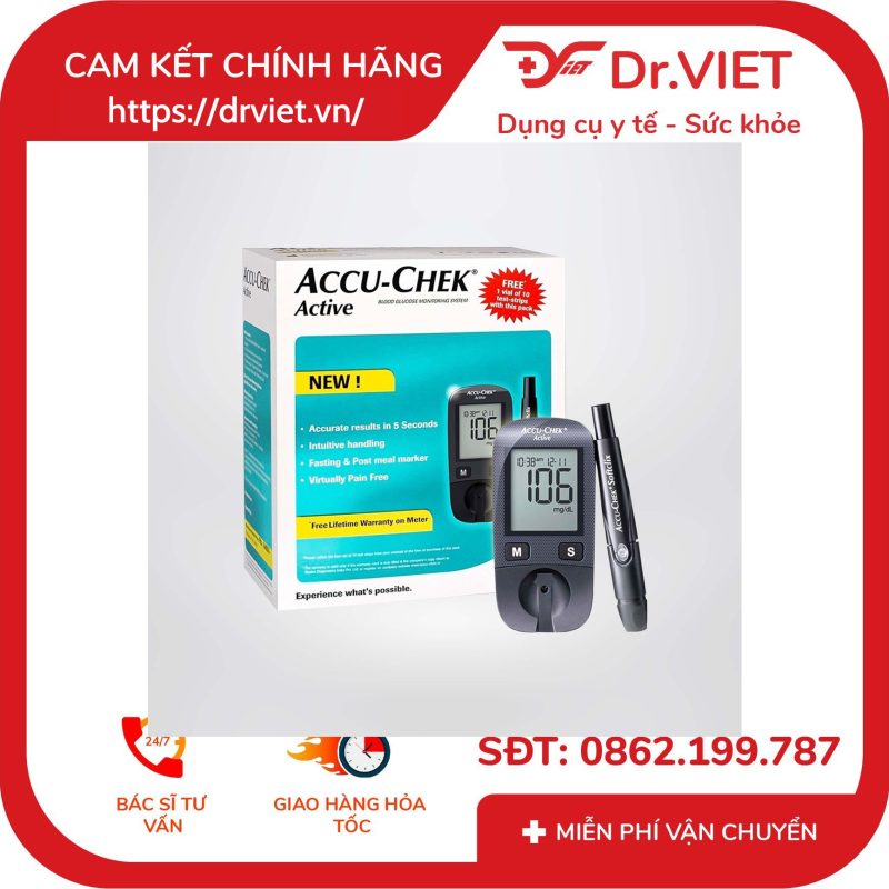 Máy Đo Đường Huyết Accu-Chek Active 13 Máy Đo Đường Huyết Accu-Chek Active