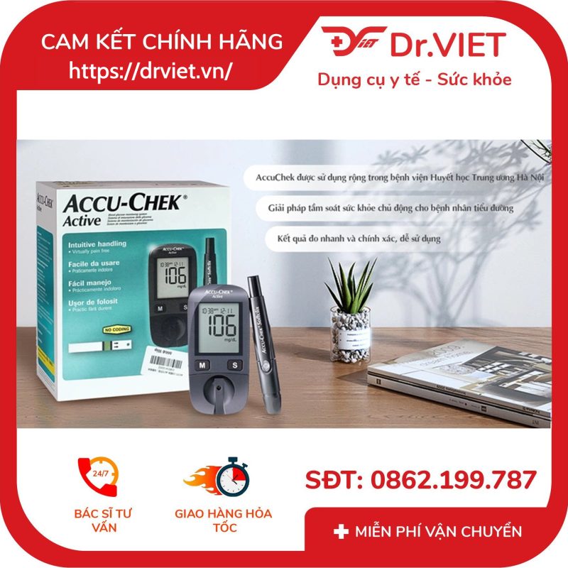 Máy Đo Đường Huyết Accu-Chek Active 12 Máy Đo Đường Huyết Accu-Chek Active