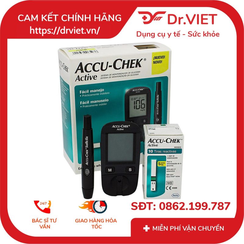 Máy đo đường huyết Accu-Chek Active