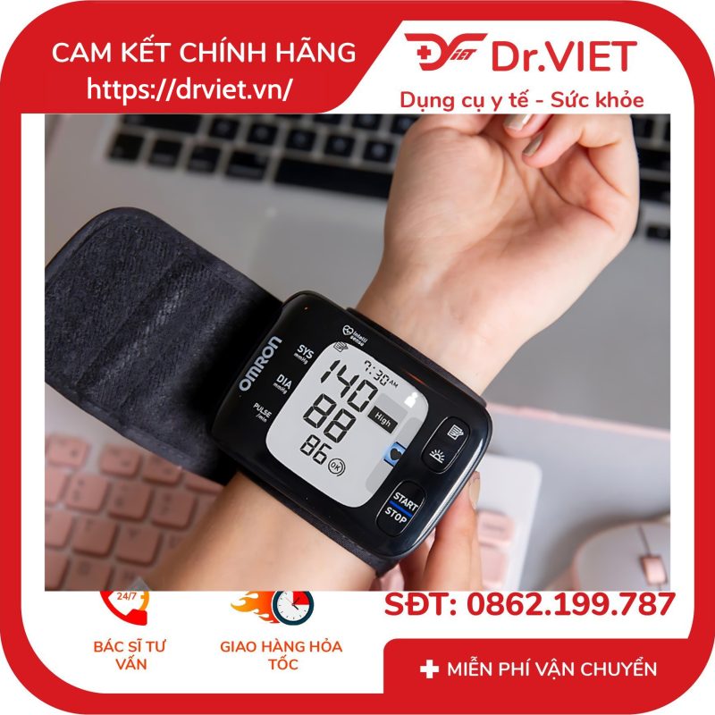 Máy đo huyết áp cổ tay Omron HEM-6232T 11 Máy đo huyết áp cổ tay Omron HEM-6232T