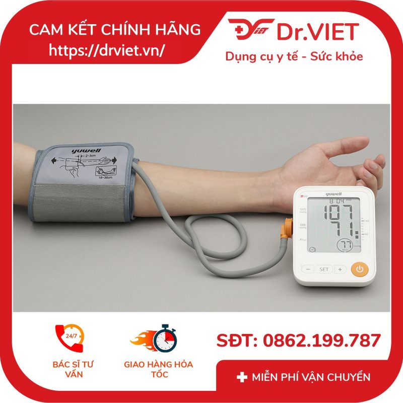 Alternative view of Máy đo huyết áp bắp tay Yuwell YE650A