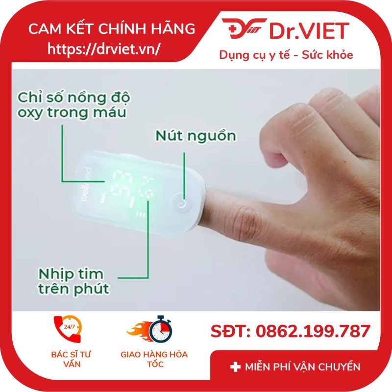 Máy đo nồng độ oxy trong máu SPO2 Wellmed FS10F 13 Máy đo nồng độ oxy trong máu SPO2 Wellmed FS10F