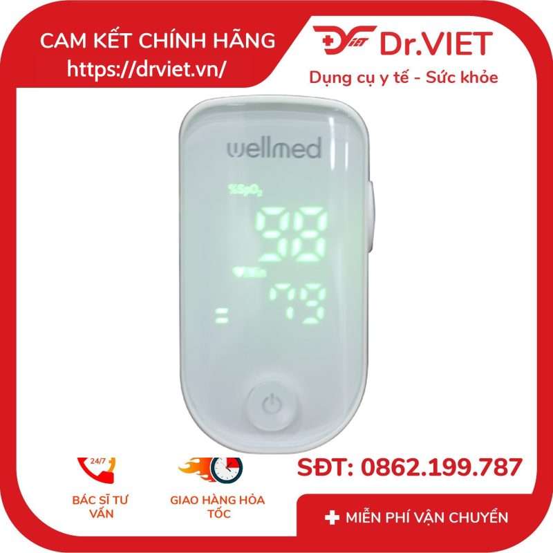 Máy đo nồng độ oxy trong máu SPO2 Wellmed FS10F 10 Máy đo nồng độ oxy trong máu SPO2 Wellmed FS10F